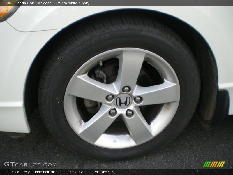 Taffeta White / Ivory 2008 Honda Civic EX Sedan