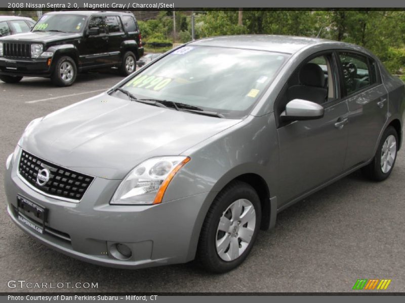 Magnetic Gray / Charcoal/Steel 2008 Nissan Sentra 2.0