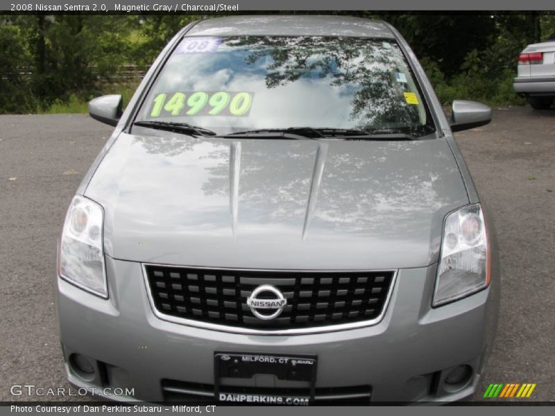 Magnetic Gray / Charcoal/Steel 2008 Nissan Sentra 2.0
