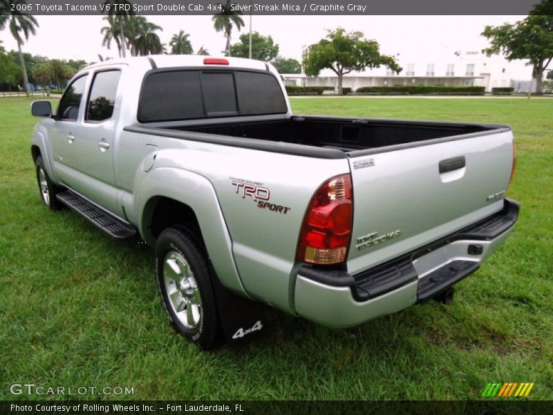 Silver Streak Mica / Graphite Gray 2006 Toyota Tacoma V6 TRD Sport Double Cab 4x4