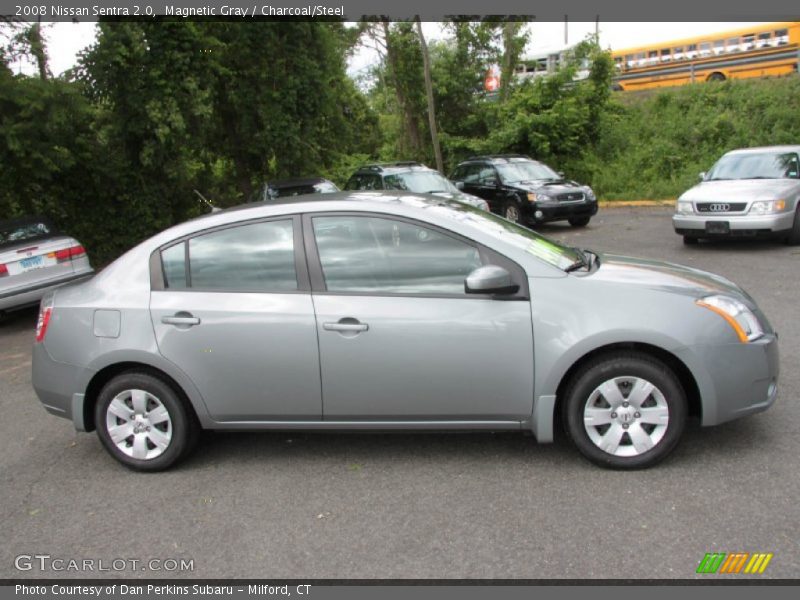 Magnetic Gray / Charcoal/Steel 2008 Nissan Sentra 2.0