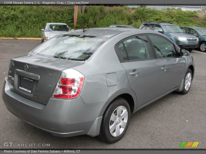 Magnetic Gray / Charcoal/Steel 2008 Nissan Sentra 2.0