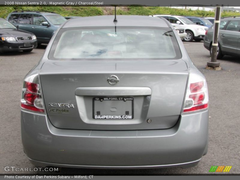 Magnetic Gray / Charcoal/Steel 2008 Nissan Sentra 2.0