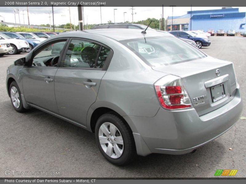 Magnetic Gray / Charcoal/Steel 2008 Nissan Sentra 2.0