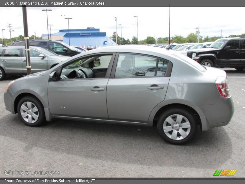 Magnetic Gray / Charcoal/Steel 2008 Nissan Sentra 2.0