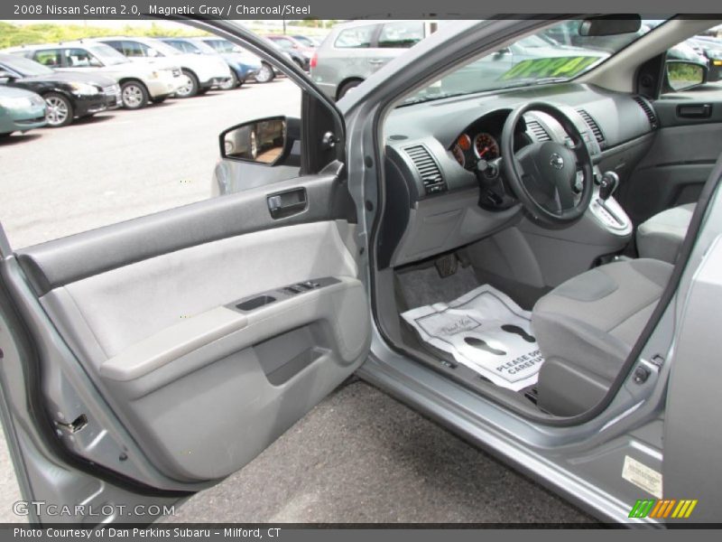 Magnetic Gray / Charcoal/Steel 2008 Nissan Sentra 2.0