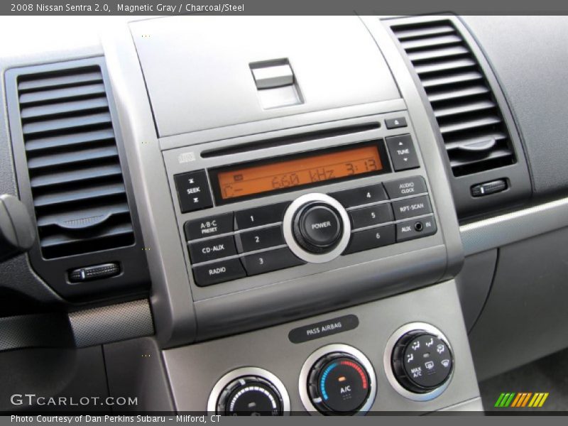 Magnetic Gray / Charcoal/Steel 2008 Nissan Sentra 2.0