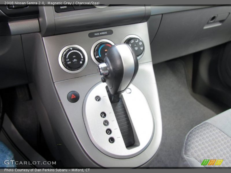 Magnetic Gray / Charcoal/Steel 2008 Nissan Sentra 2.0