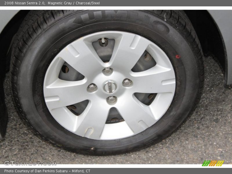 Magnetic Gray / Charcoal/Steel 2008 Nissan Sentra 2.0