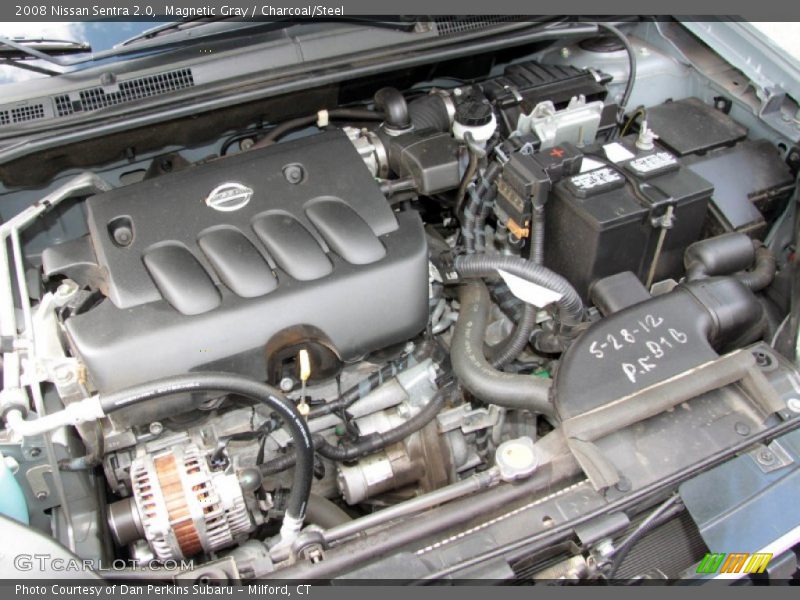 Magnetic Gray / Charcoal/Steel 2008 Nissan Sentra 2.0