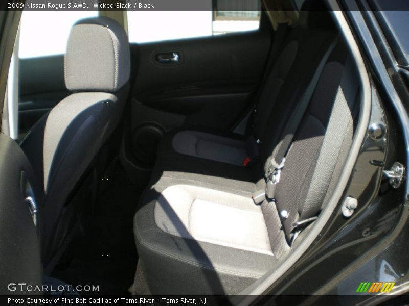 Wicked Black / Black 2009 Nissan Rogue S AWD
