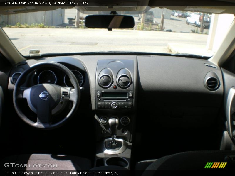 Wicked Black / Black 2009 Nissan Rogue S AWD