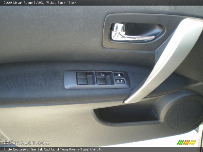 Wicked Black / Black 2009 Nissan Rogue S AWD