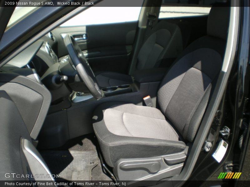 Wicked Black / Black 2009 Nissan Rogue S AWD