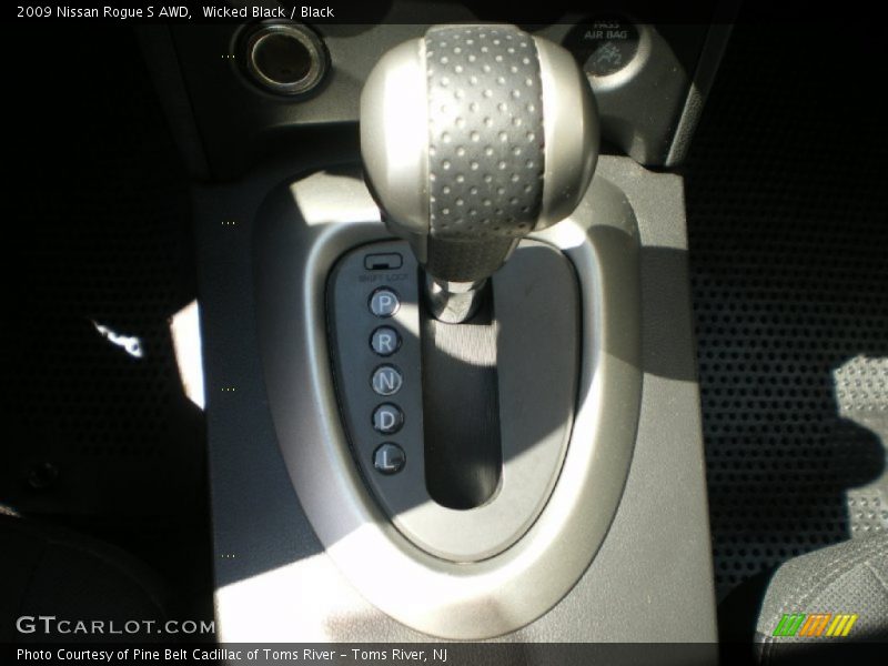 Wicked Black / Black 2009 Nissan Rogue S AWD