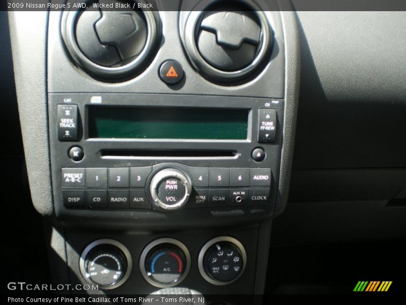Wicked Black / Black 2009 Nissan Rogue S AWD