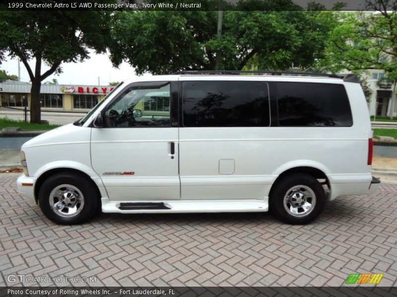 Ivory White / Neutral 1999 Chevrolet Astro LS AWD Passenger Van