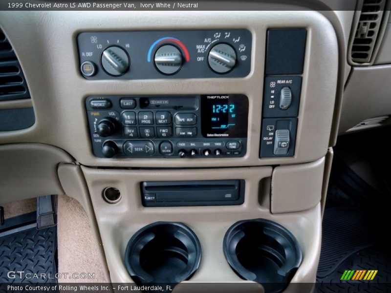 Controls of 1999 Astro LS AWD Passenger Van