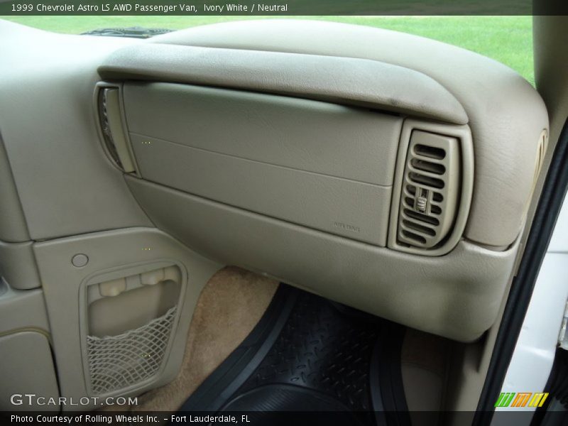 Ivory White / Neutral 1999 Chevrolet Astro LS AWD Passenger Van