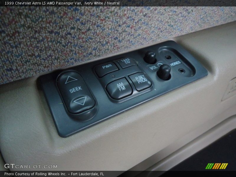 Controls of 1999 Astro LS AWD Passenger Van