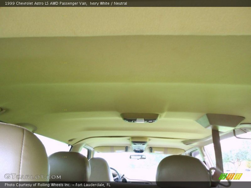 Ivory White / Neutral 1999 Chevrolet Astro LS AWD Passenger Van