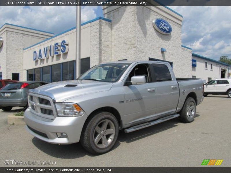 Bright Silver Metallic / Dark Slate Gray 2011 Dodge Ram 1500 Sport Crew Cab 4x4
