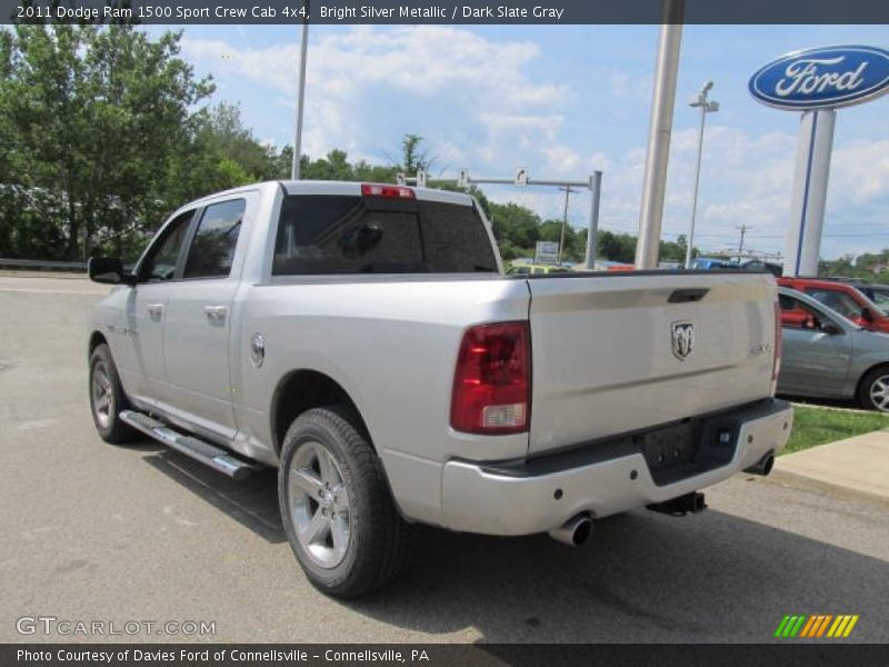 Bright Silver Metallic / Dark Slate Gray 2011 Dodge Ram 1500 Sport Crew Cab 4x4