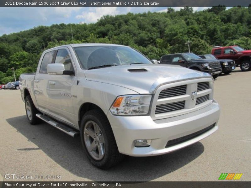 Bright Silver Metallic / Dark Slate Gray 2011 Dodge Ram 1500 Sport Crew Cab 4x4