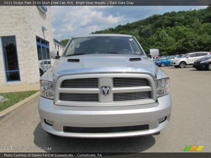 Bright Silver Metallic / Dark Slate Gray 2011 Dodge Ram 1500 Sport Crew Cab 4x4