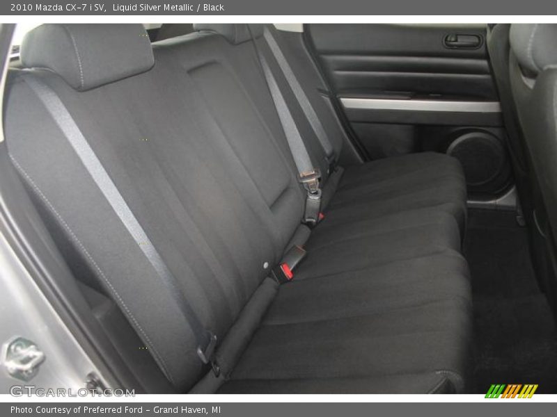Liquid Silver Metallic / Black 2010 Mazda CX-7 i SV