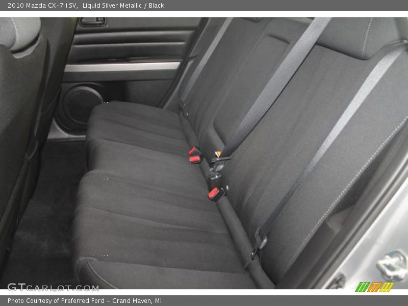 Liquid Silver Metallic / Black 2010 Mazda CX-7 i SV