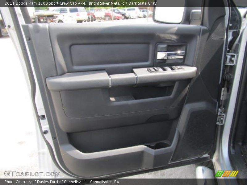 Bright Silver Metallic / Dark Slate Gray 2011 Dodge Ram 1500 Sport Crew Cab 4x4