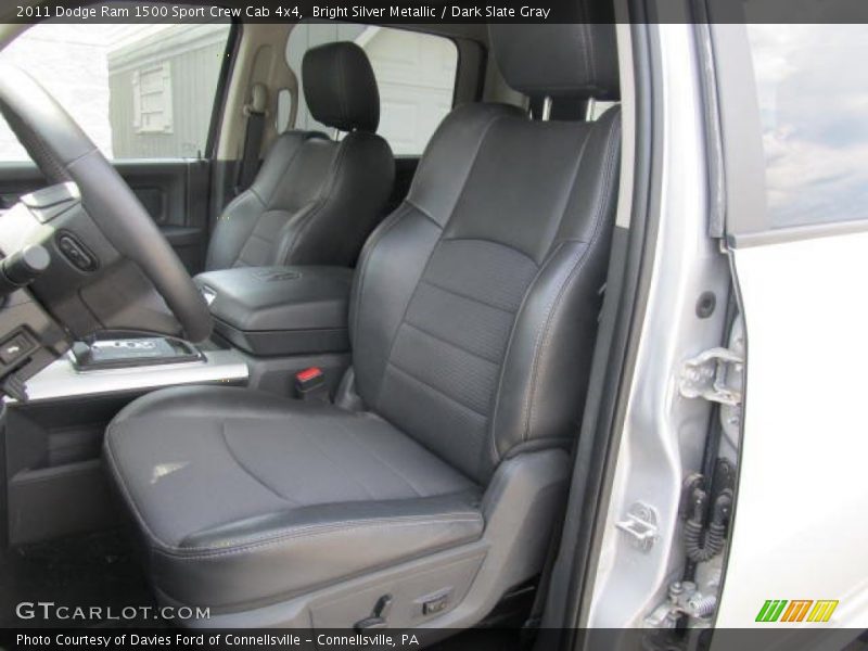 Bright Silver Metallic / Dark Slate Gray 2011 Dodge Ram 1500 Sport Crew Cab 4x4