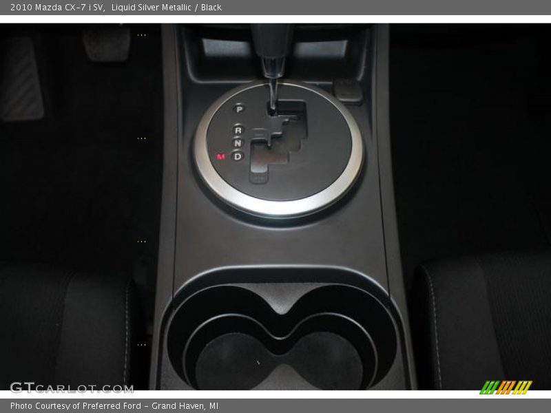 Liquid Silver Metallic / Black 2010 Mazda CX-7 i SV