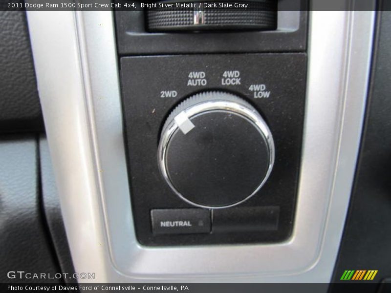 Bright Silver Metallic / Dark Slate Gray 2011 Dodge Ram 1500 Sport Crew Cab 4x4