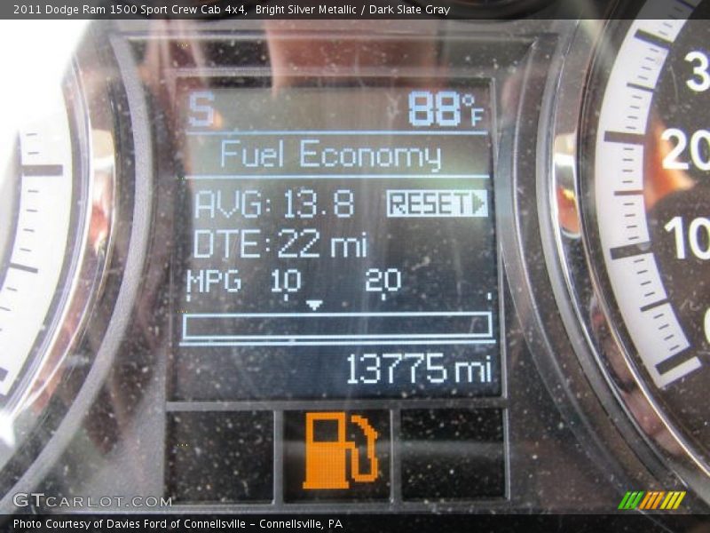 Bright Silver Metallic / Dark Slate Gray 2011 Dodge Ram 1500 Sport Crew Cab 4x4