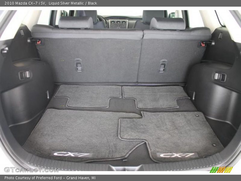 Liquid Silver Metallic / Black 2010 Mazda CX-7 i SV