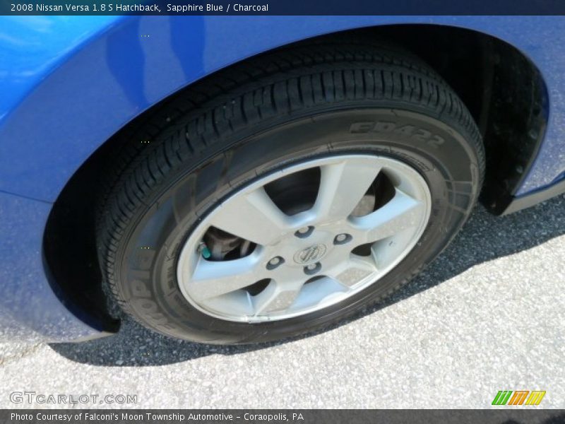 Sapphire Blue / Charcoal 2008 Nissan Versa 1.8 S Hatchback