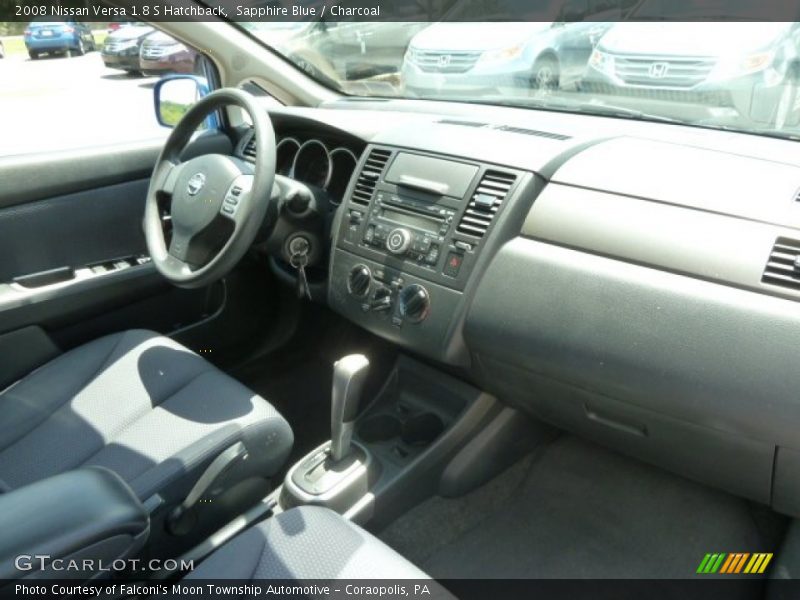 Sapphire Blue / Charcoal 2008 Nissan Versa 1.8 S Hatchback