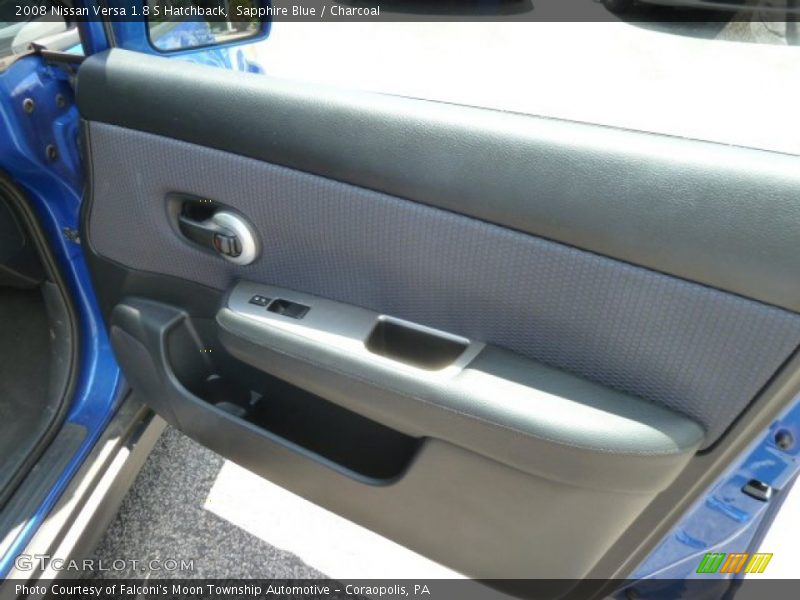Sapphire Blue / Charcoal 2008 Nissan Versa 1.8 S Hatchback