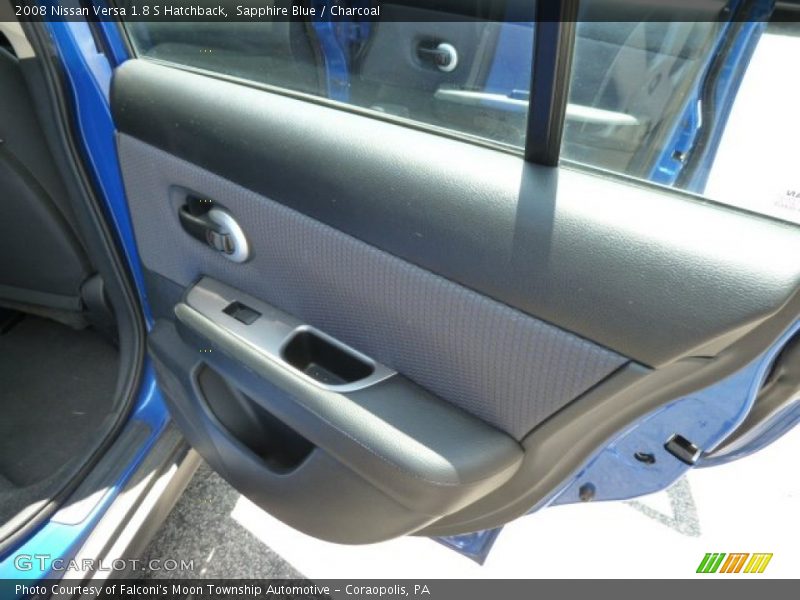 Sapphire Blue / Charcoal 2008 Nissan Versa 1.8 S Hatchback