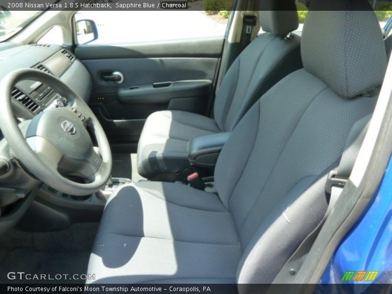 Sapphire Blue / Charcoal 2008 Nissan Versa 1.8 S Hatchback