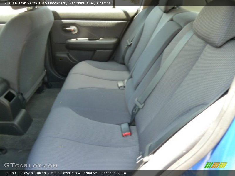 Sapphire Blue / Charcoal 2008 Nissan Versa 1.8 S Hatchback