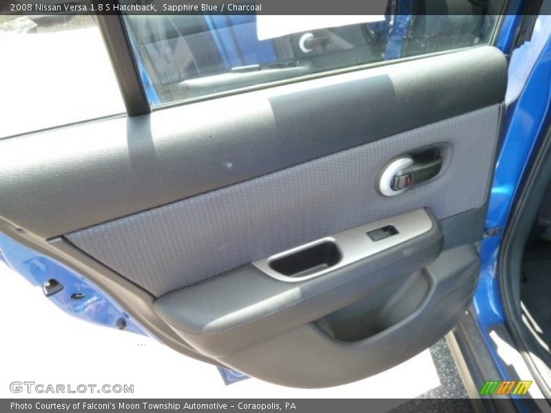 Sapphire Blue / Charcoal 2008 Nissan Versa 1.8 S Hatchback
