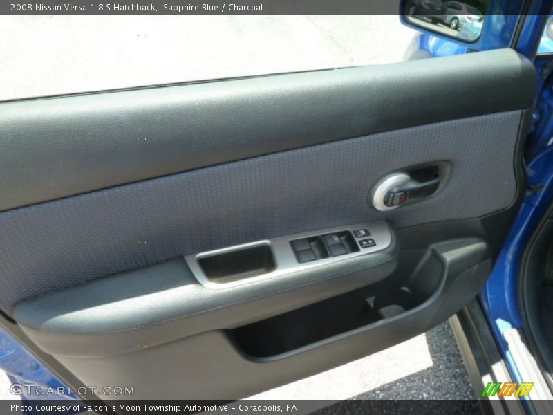 Sapphire Blue / Charcoal 2008 Nissan Versa 1.8 S Hatchback