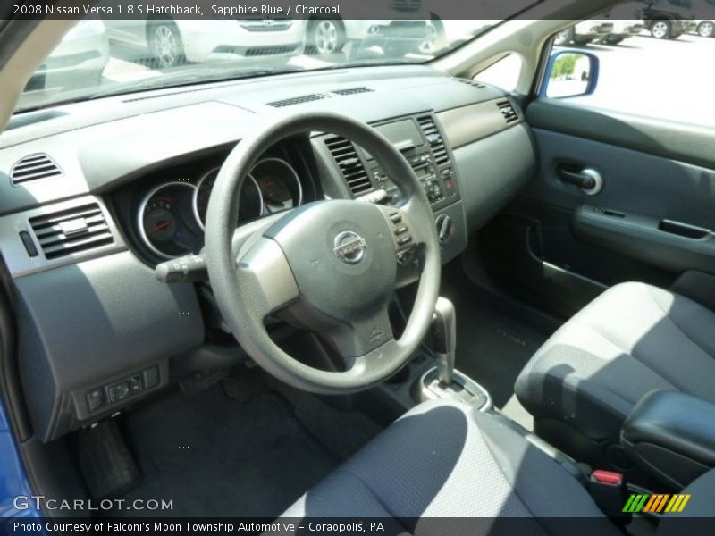 Sapphire Blue / Charcoal 2008 Nissan Versa 1.8 S Hatchback