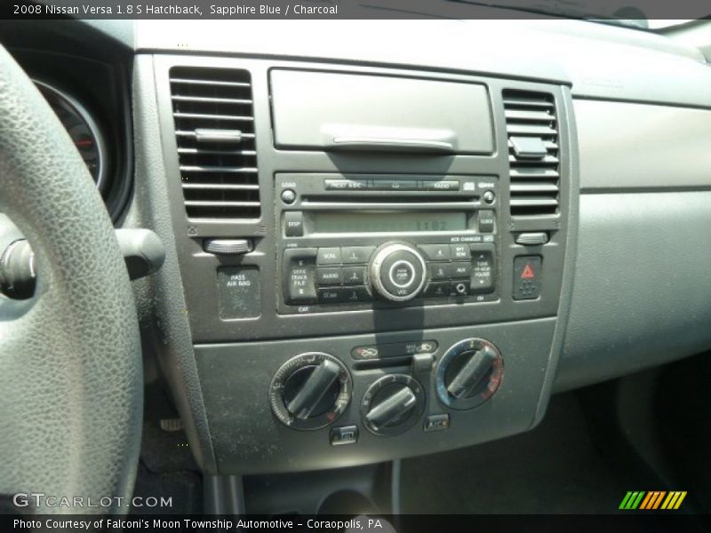 Sapphire Blue / Charcoal 2008 Nissan Versa 1.8 S Hatchback