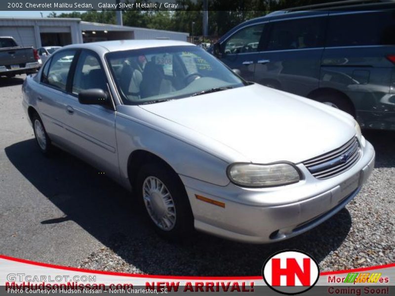 Galaxy Silver Metallic / Gray 2002 Chevrolet Malibu Sedan