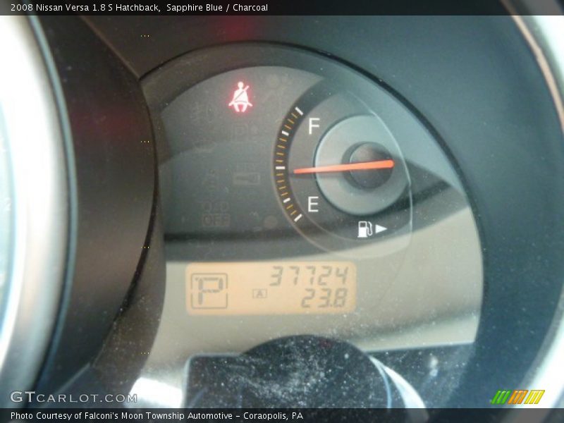 Sapphire Blue / Charcoal 2008 Nissan Versa 1.8 S Hatchback