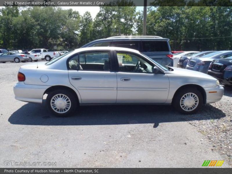 Galaxy Silver Metallic / Gray 2002 Chevrolet Malibu Sedan